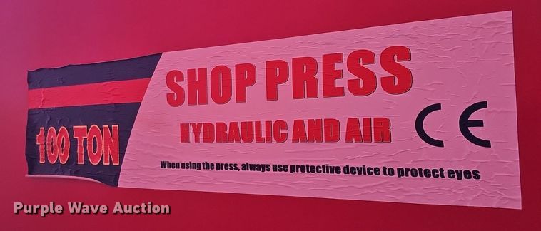 image for item IO9814 100 ton shop press