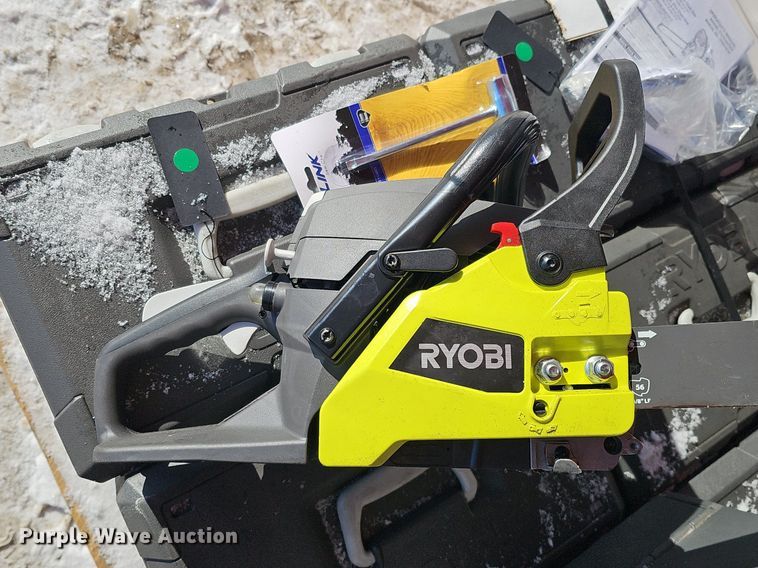 image for item IO9815 (8) Ryobi RY3716 chainsaws