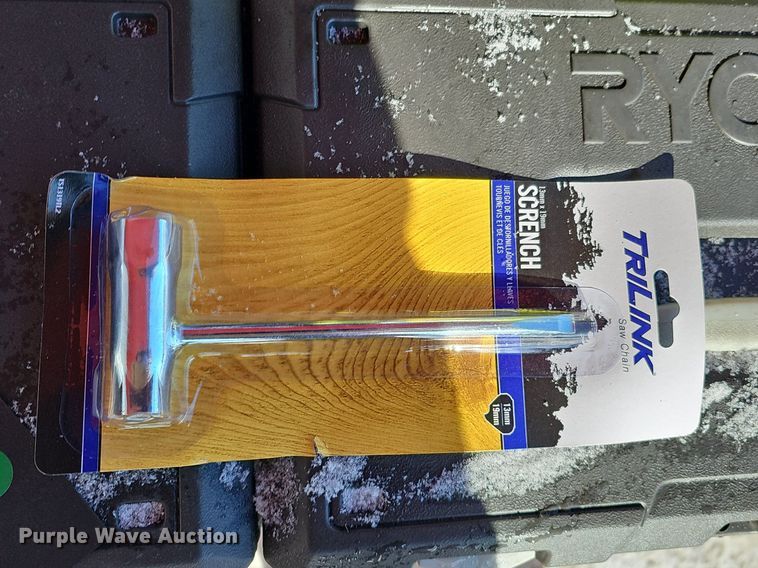 image for item IO9815 (8) Ryobi RY3716 chainsaws