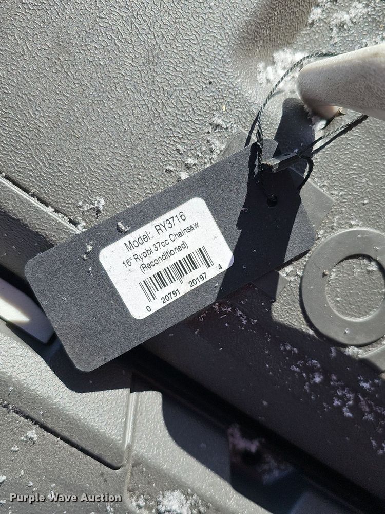 image for item IO9815 (8) Ryobi RY3716 chainsaws