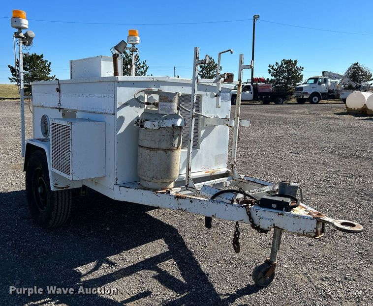 image for item KH9603 1987 Hesco Mobile Power Unit 150010 power unit trailer