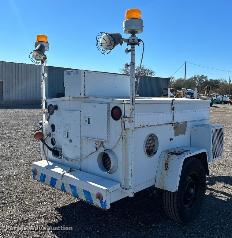 image for item KH9603 1987 Hesco Mobile Power Unit 150010 power unit trailer