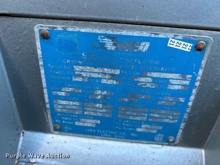 image for item KH9603 1987 Hesco Mobile Power Unit 150010 power unit trailer