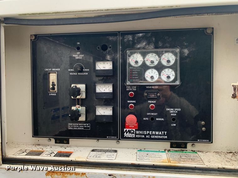 image for item KX9785 2013 Multiquip Whisperwatt DH-04801  generator