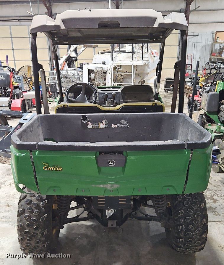image for item LB9704 2013 John Deere Gator  utility bed pickup truck