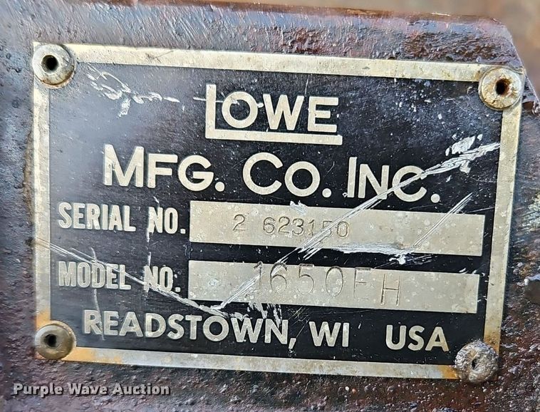 image for item LB9712 Lowe 1650FH  skid steer auger