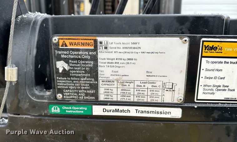 image for item LH9043 Hyster S50FT  forklift