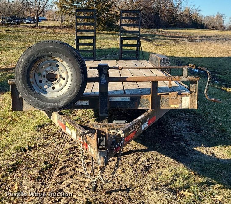 image for item LJ9460 2012 Maxey  equipment trailer