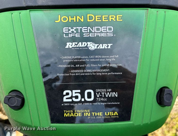 image for item LK9695 2019 John Deere E170  lawn mower