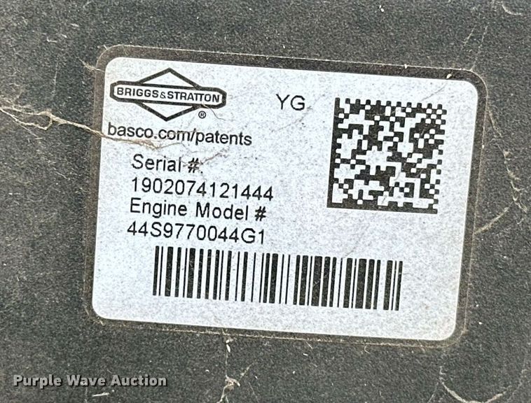 image for item LK9695 2019 John Deere E170  lawn mower