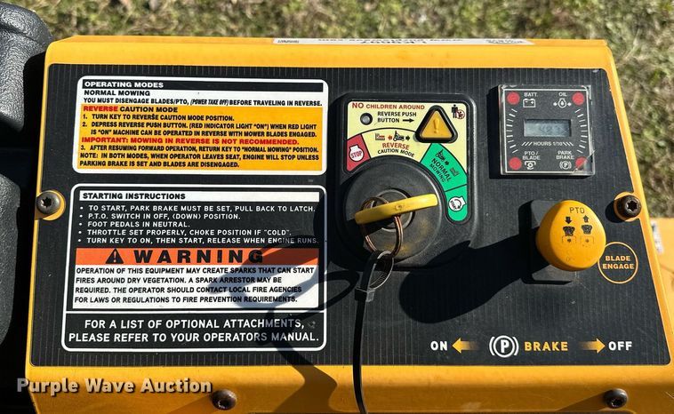 image for item LK9697 Cub Cadet Z-Force  lawn mower