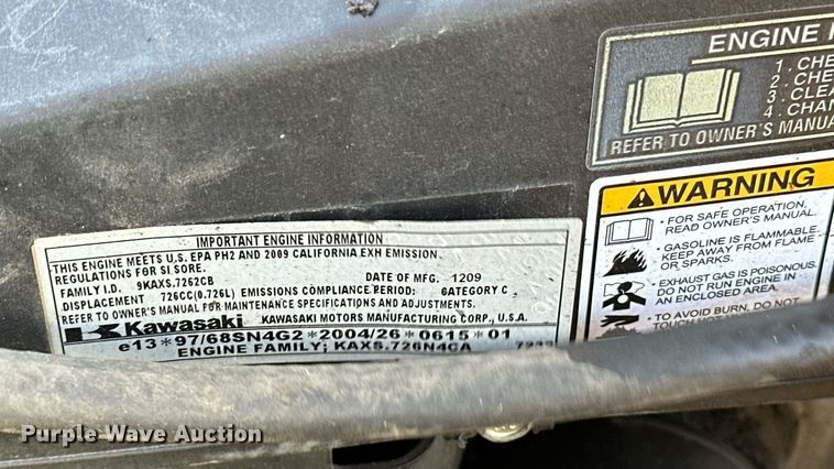 image for item LK9697 Cub Cadet Z-Force  lawn mower