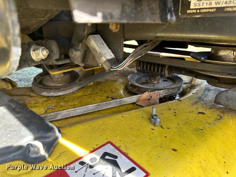 image for item LK9699 John Deere SST18  lawn mower