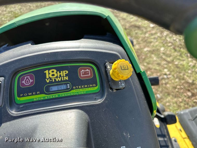 image for item LK9699 John Deere SST18  lawn mower