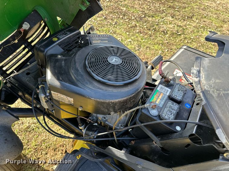 image for item LK9699 John Deere SST18  lawn mower