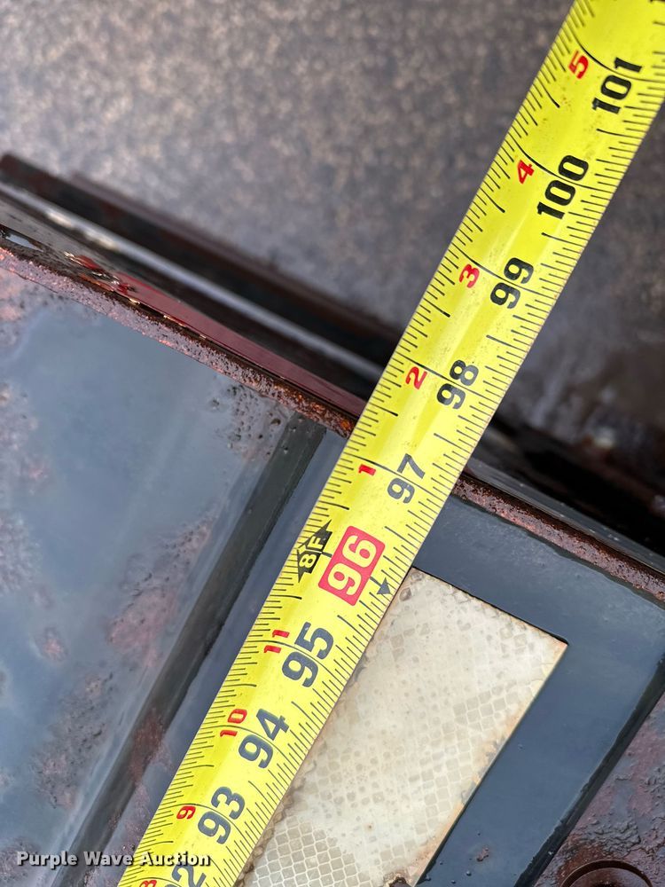 image for item LO9457 Precision Manufacturing  Snow Pro 800 skid steer snow pusher