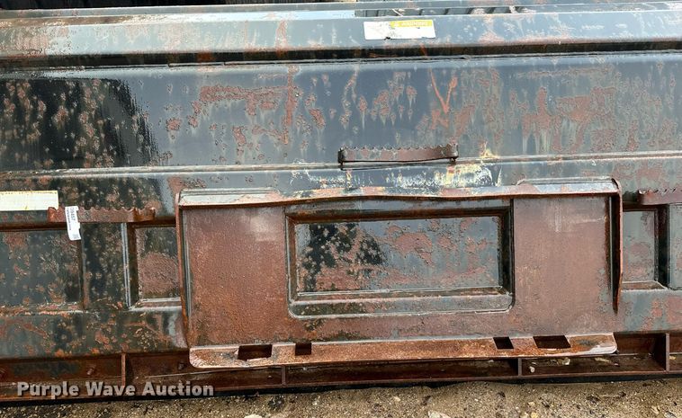 image for item LO9457 Precision Manufacturing  Snow Pro 800 skid steer snow pusher