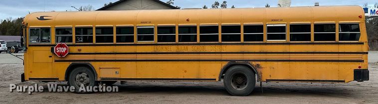 image for item LO9462 2011 Blue Bird All American FE  school bus