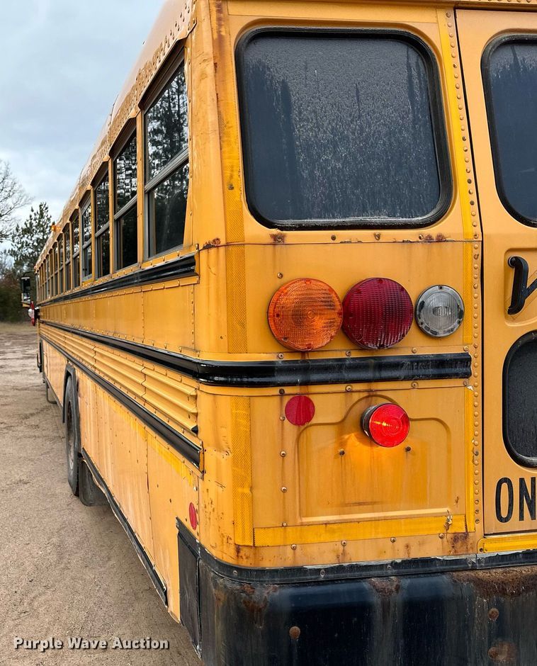 image for item LO9462 2011 Blue Bird All American FE  school bus