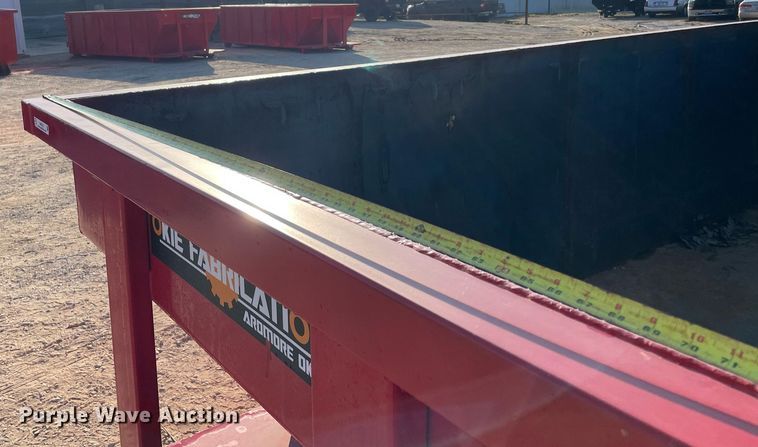 image for item NA9732 Okie Fabrication  roll-off container