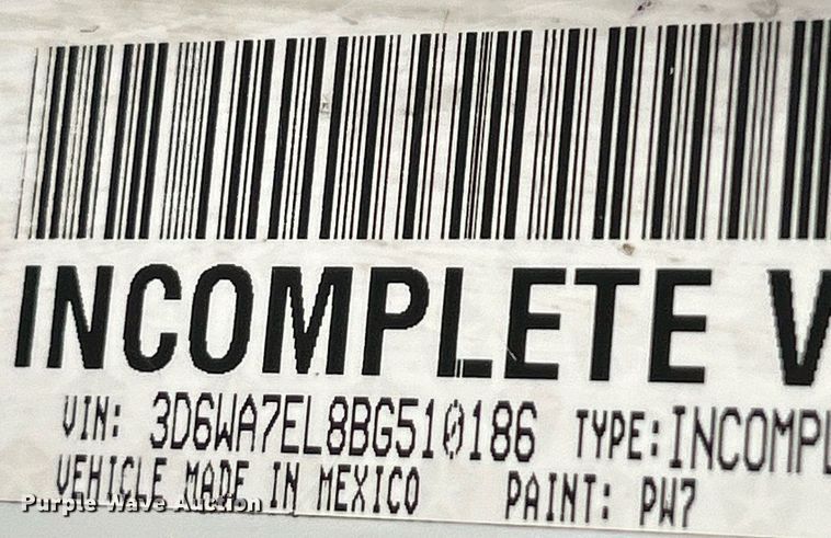 image for item NE9606 2011 Dodge Ram 5500 HD  utility / service truck