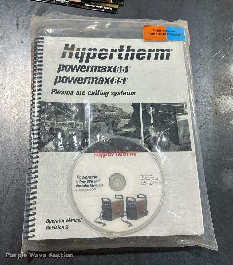 image for item NM9210 Hypertherm Powermax 65  automated plasma cutting table