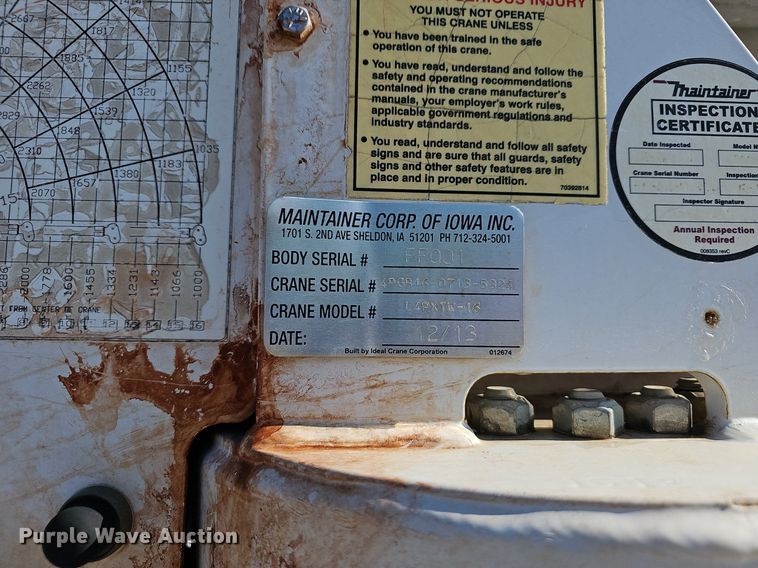 image for item NP9300 2014 Ford F550 Super Duty  utility / service truck