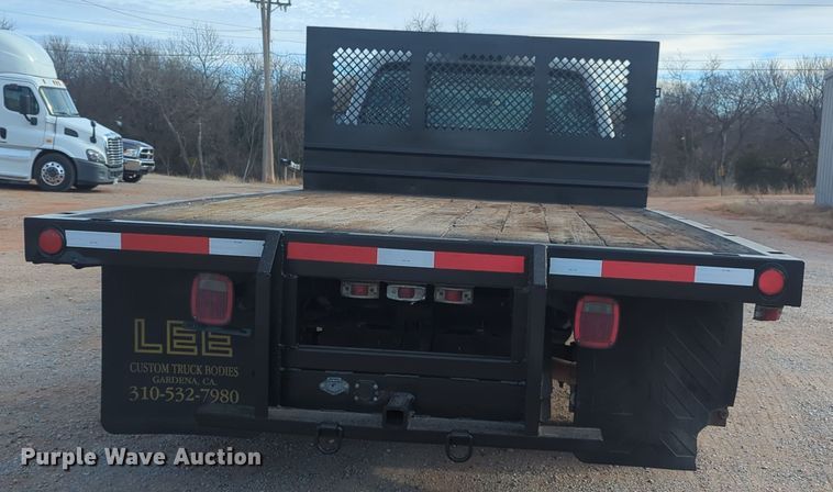 image for item OD9137 2008 Ford F450 Super Duty  Crew Cab flatbed truck