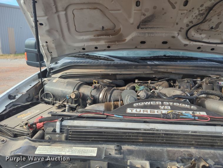 image for item OD9137 2008 Ford F450 Super Duty  Crew Cab flatbed truck