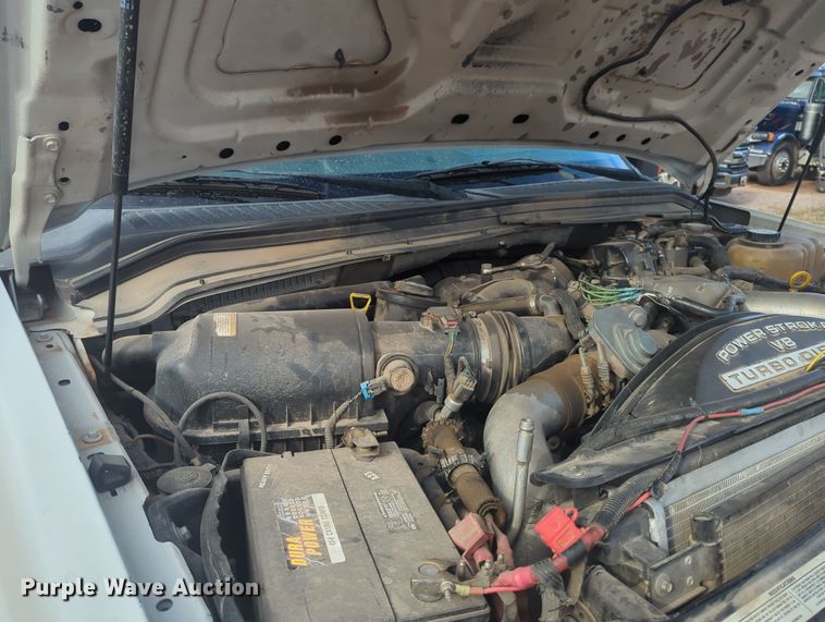 image for item OD9137 2008 Ford F450 Super Duty  Crew Cab flatbed truck