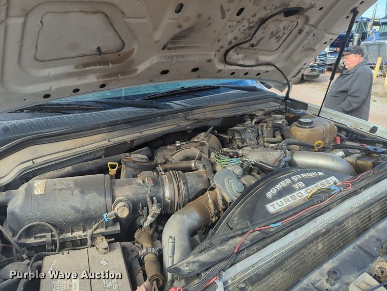 image for item OD9137 2008 Ford F450 Super Duty  Crew Cab flatbed truck