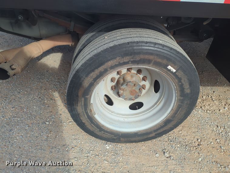 image for item OD9137 2008 Ford F450 Super Duty  Crew Cab flatbed truck