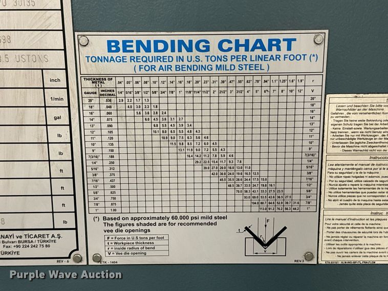 image for item OD9858 2013 Durma Ad-Servo 30135  press brake