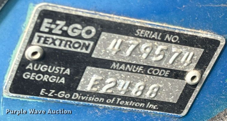 image for item OD9907 EZ-Go G498  golf cart