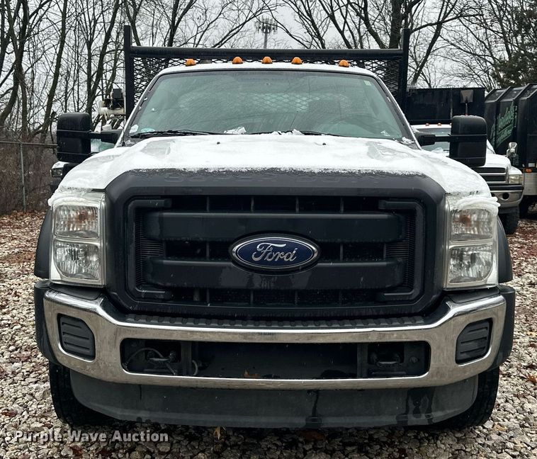 image for item OF9218 2014 Ford F550 Super Duty  dump flatbed truck