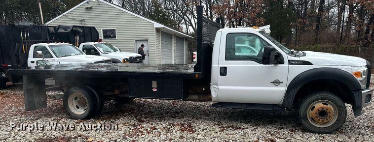 image for item OF9218 2014 Ford F550 Super Duty  dump flatbed truck