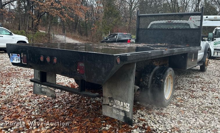 image for item OF9218 2014 Ford F550 Super Duty  dump flatbed truck