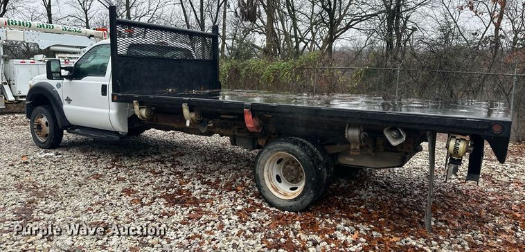 image for item OF9218 2014 Ford F550 Super Duty  dump flatbed truck