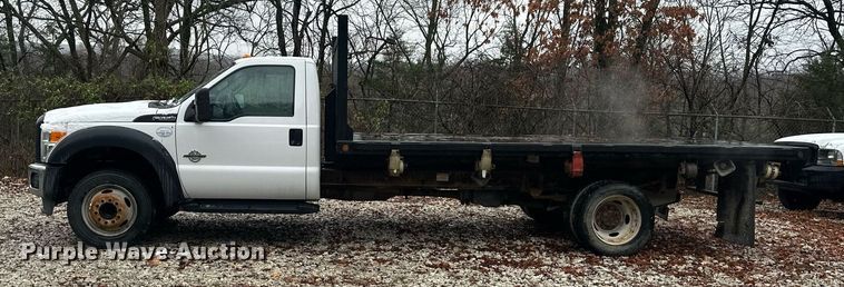 image for item OF9218 2014 Ford F550 Super Duty  dump flatbed truck