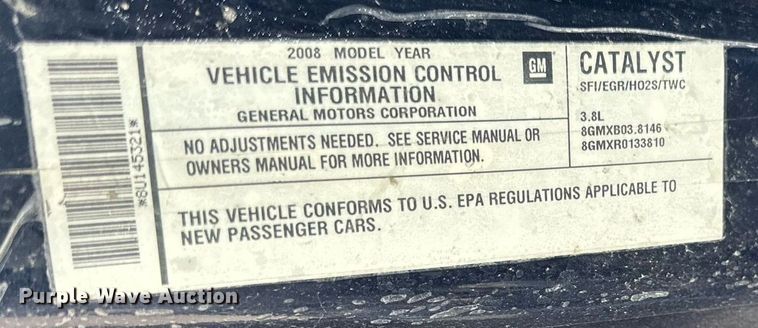 image for item OF9224 2008 Buick Lucerne