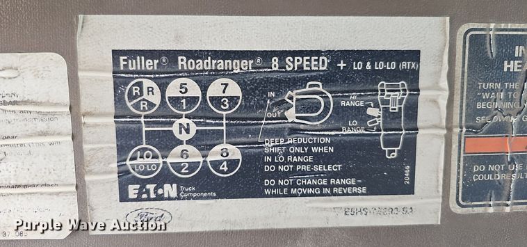 image for item DK0493 1997 Ford LT8000  dump truck