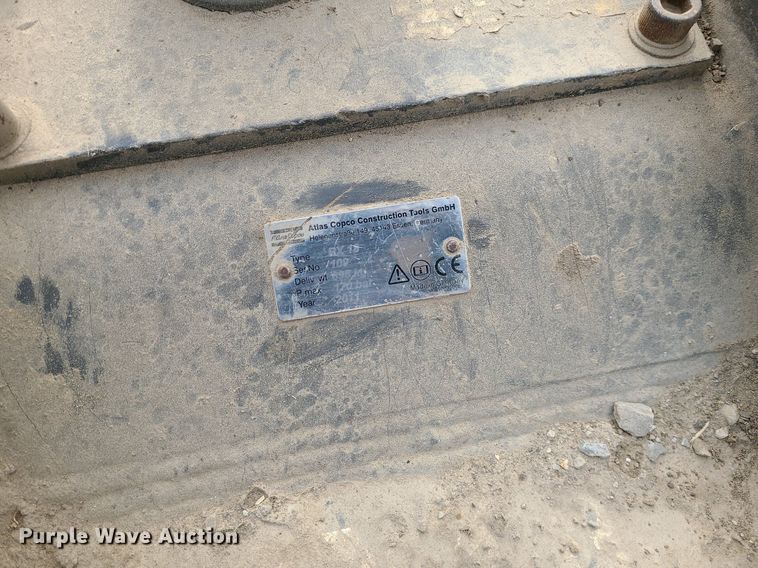 image for item DN8269 2011 Atlas Copco RX18  breaker