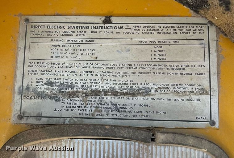 image for item EI0573 1973 Caterpillar  motor grader