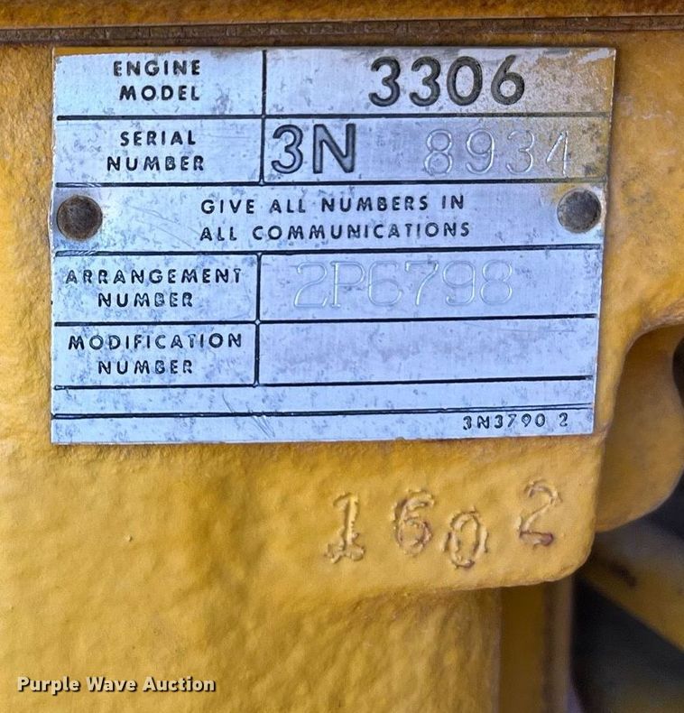 image for item EI0573 1973 Caterpillar  motor grader