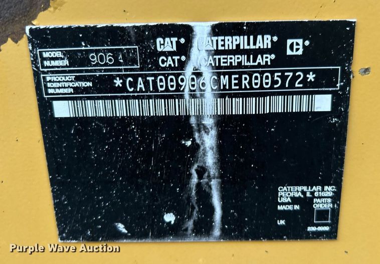 image for item KH9549 2005 Caterpillar 906  wheel loader