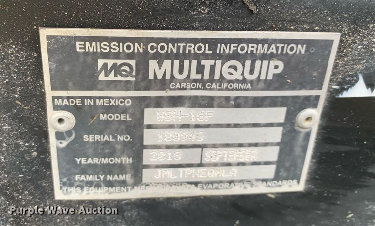 image for item KX9781 2018 Whiteman WBH-16  concrete buggy