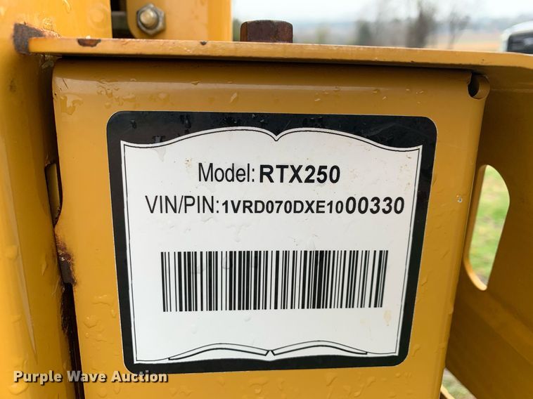 image for item KX9782 2014 Vermeer RTX250  trencher