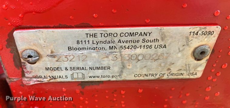 image for item KX9783 2013 Toro STX-38  stump grinder