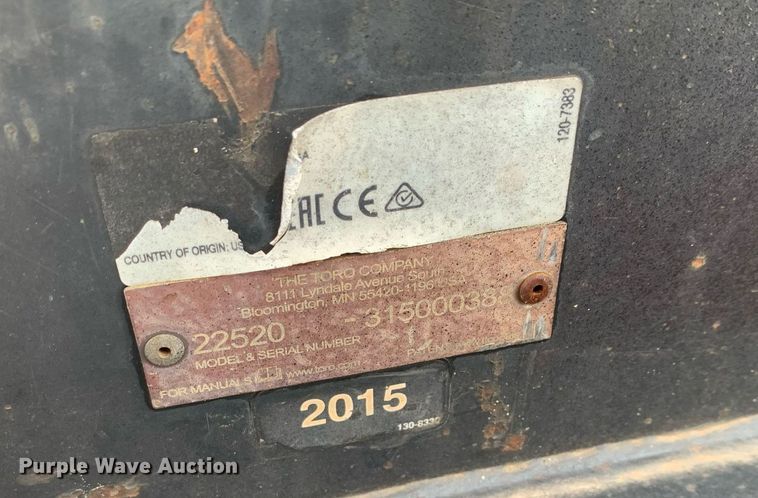 image for item KX9784 2015 Toro TX-427  compact utility loader