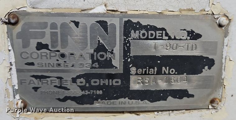 image for item LB9701 Finn T-90-TD  hydroseeder